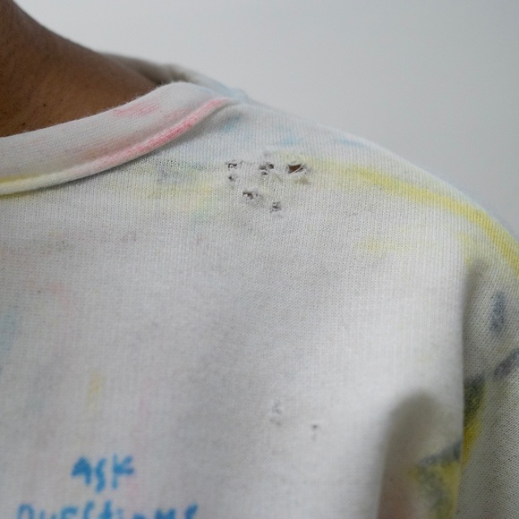 “PrayBoy” Women’s Crop Top Sweater handmade🔥🖼 - Picture 12 of 15